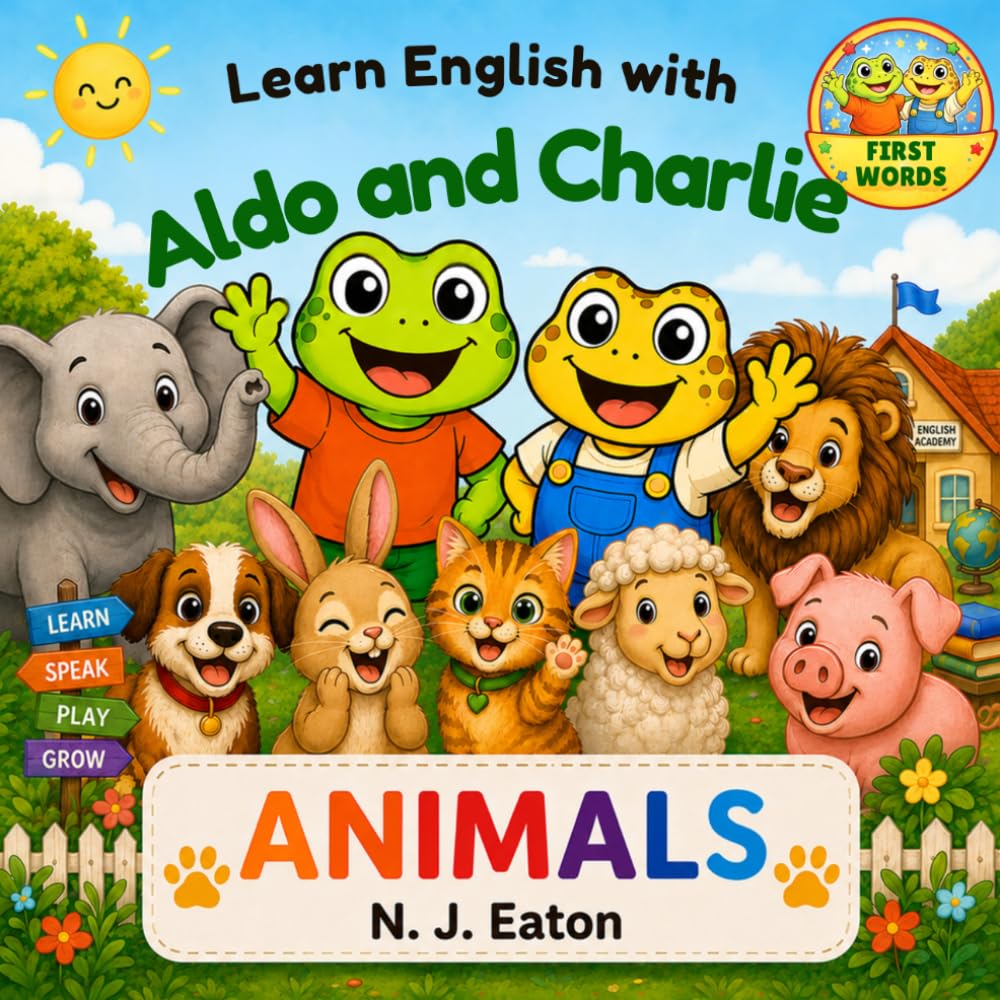 Learn English with Aldo and Charlie - First Words: Animals