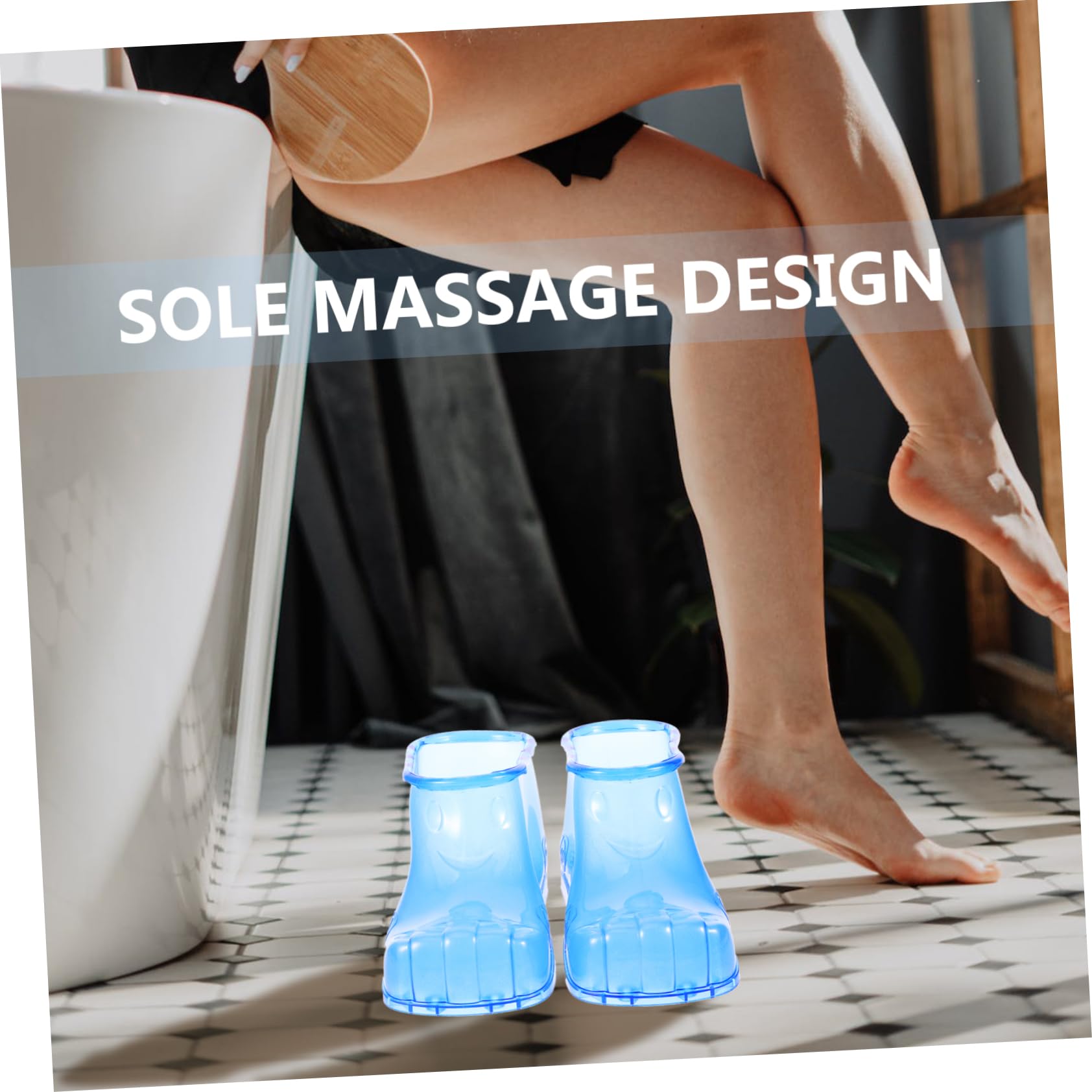 Bañera De Pies Portátil Masaje Spa De Baño Fácil De Usar De Fatiga De Pies