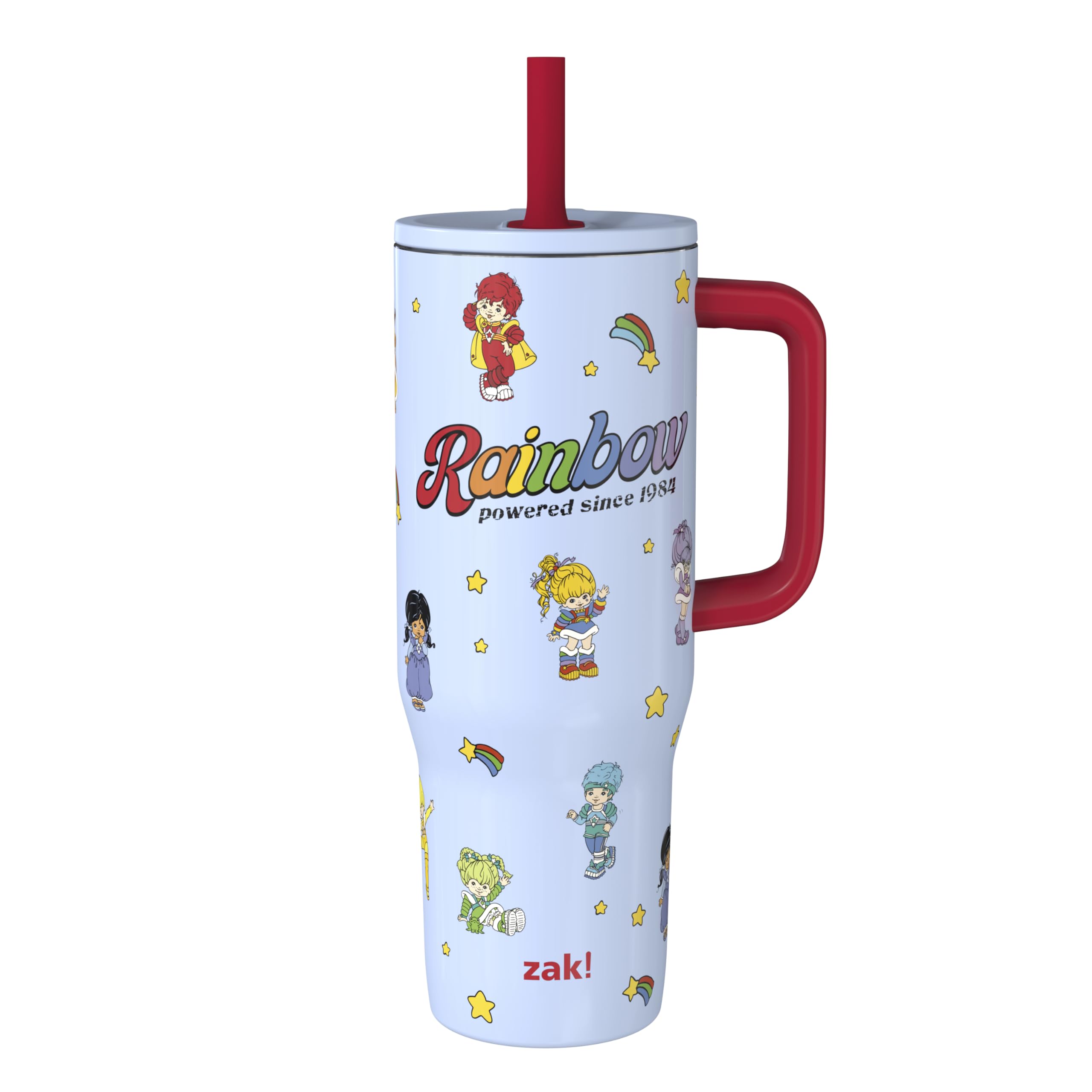 Amazon.com: Zak Designs Rainbow Brite 30oz Spill-Proof Stainless