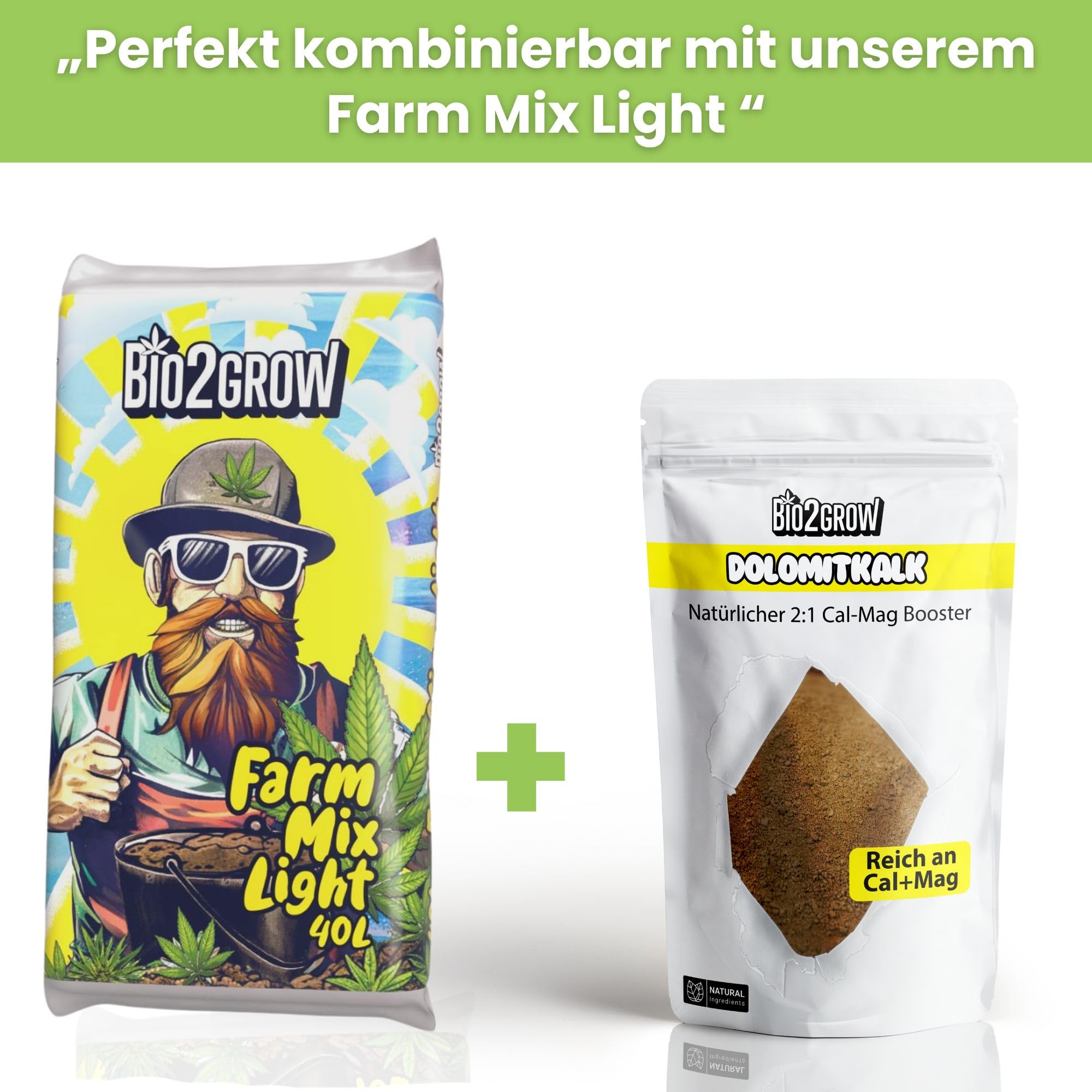 Dolomitkalk 5KG – Magnesium und Calcium für Bodenverbesserung, pH-Wert-Regulierung und gesundes Wachstum
