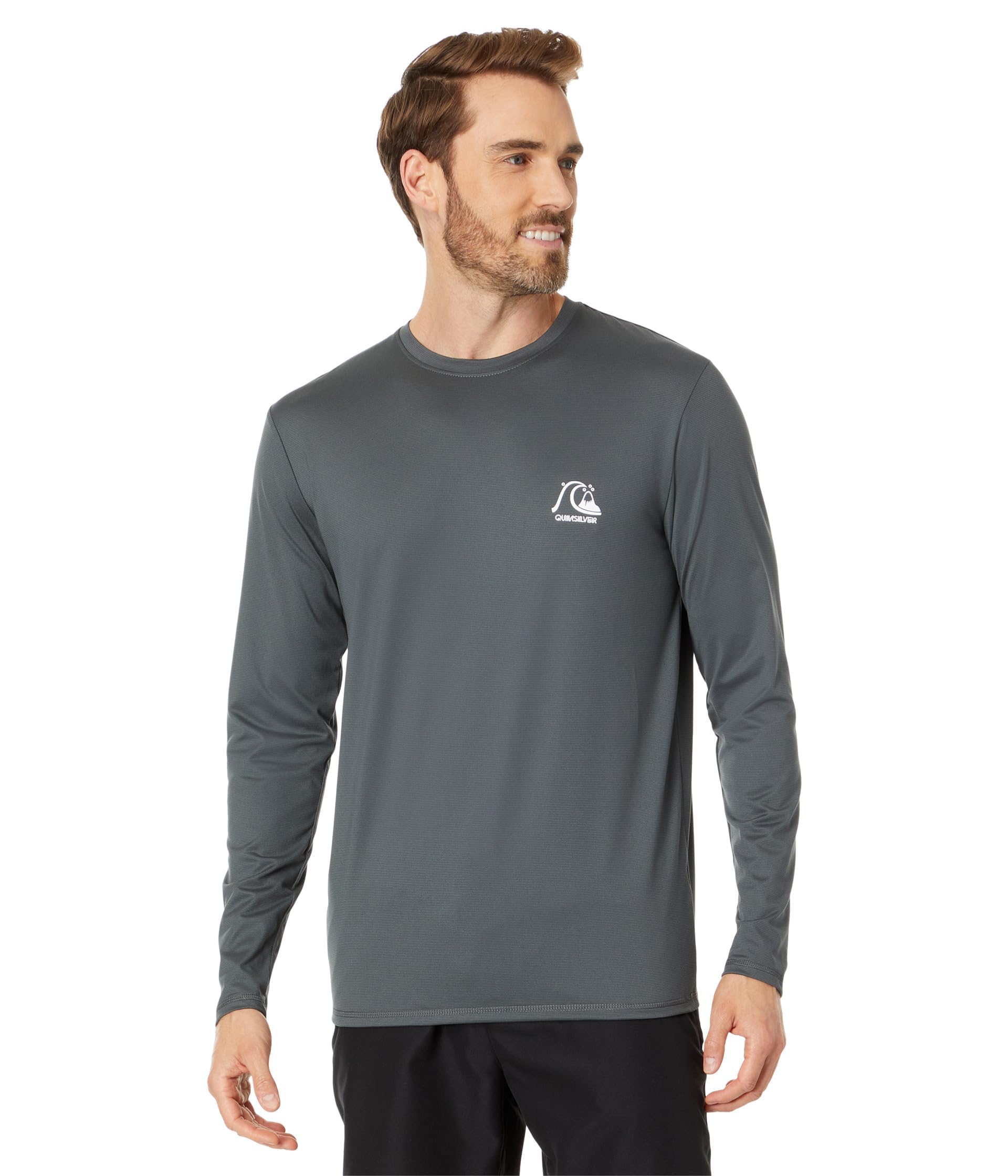 Quiksilver Men's Heritage Heather Long Sleeve Rashguard
