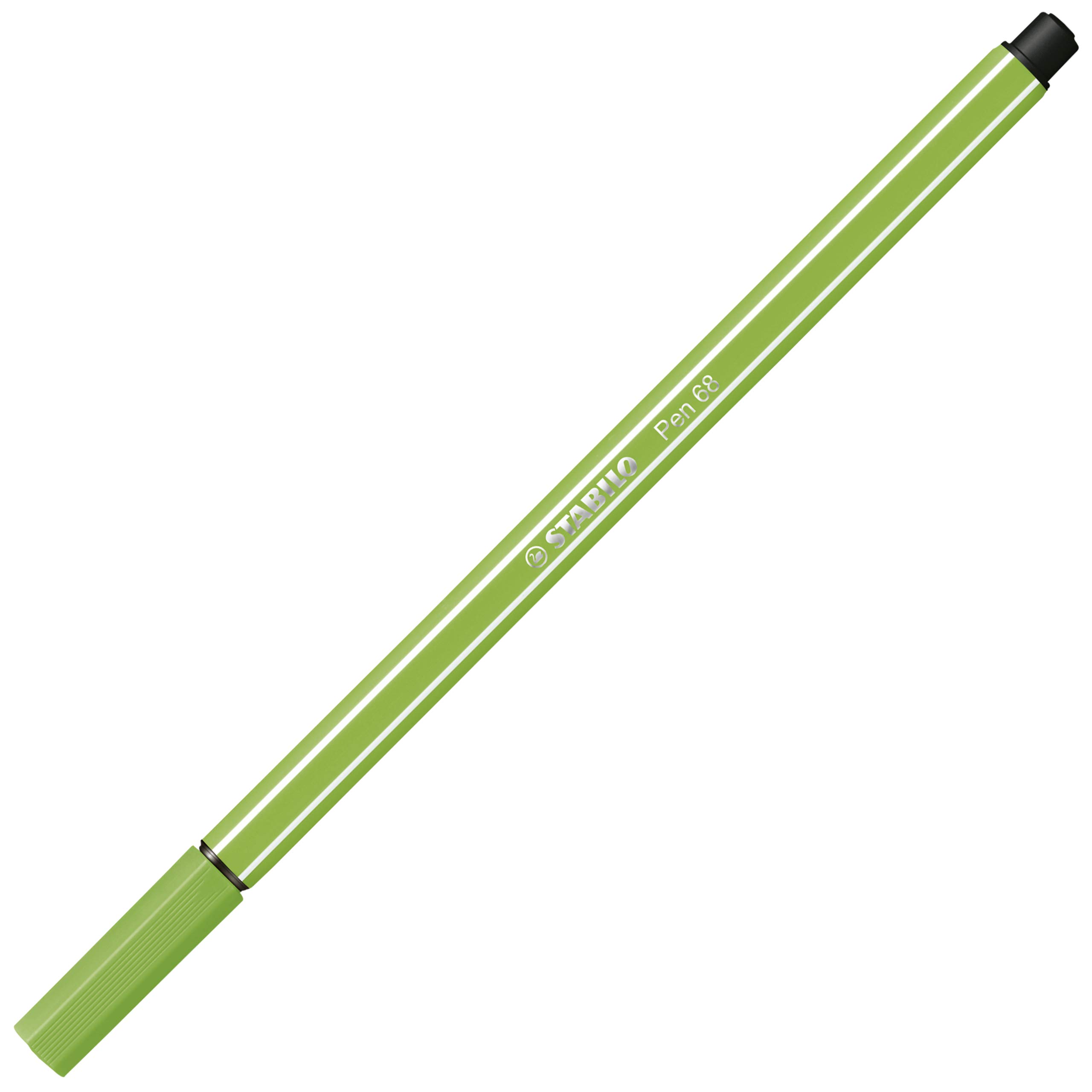 Premium Fibre-Tip Pen - STABILO Pen 68 - Pack of 1 - Light Green