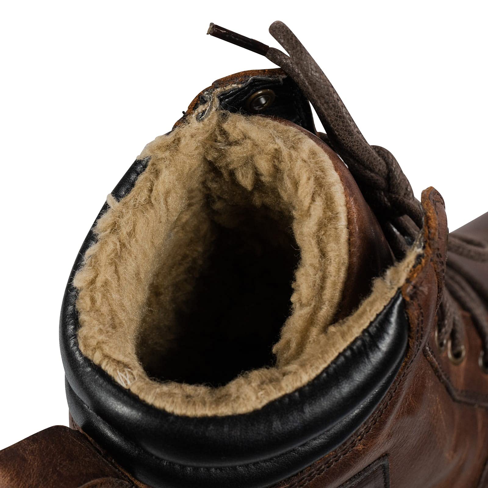 HORZE Chamonix - Stivali da equitazione termici da donna, in pelle, marrone, 38 EU