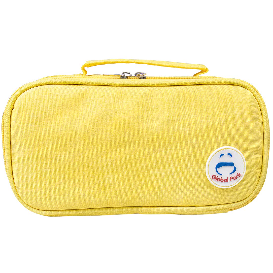 Pencil Case Pen Bag Holder Pouch Large Handle Big Capacity Desk Organizer Storage Marker Box Stationary Makeup Cosmetic Double Zippers for School Office Students Teen