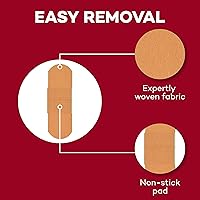 Vista 7 de Dealmed Sterile Flexible Fabric Adhesive Bandages – 1x3 Inch – 100/Box - Breathable First Aid Strip Pack - Soft Stretch Wound Patch for Medical