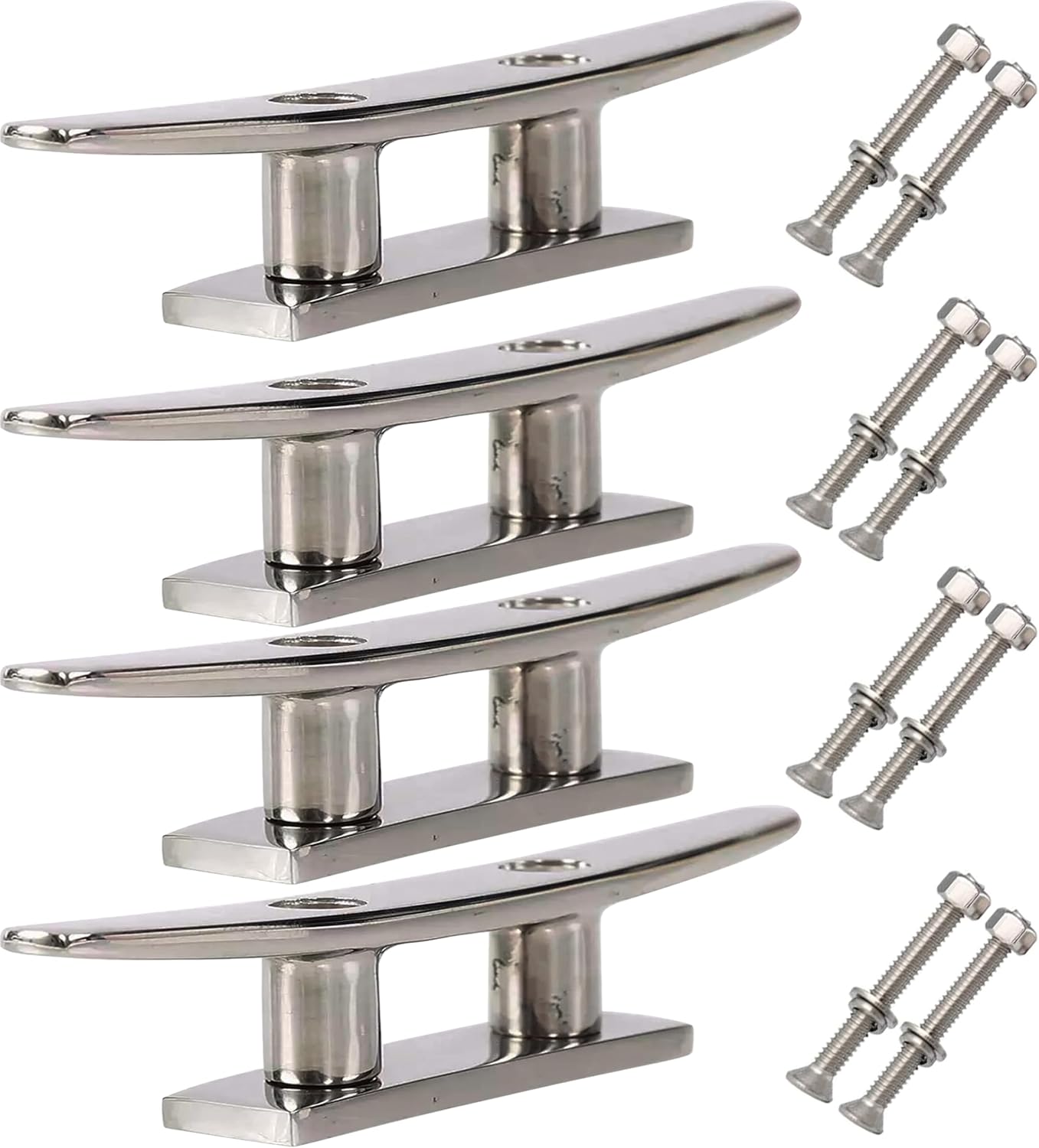 Boat Cleat Stainless Steel Marine Dock Cleat Boat Rope Tie Cleat Boat Mooring Accessories