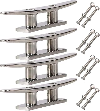 Boat Cleat Stainless Steel Marine Dock Cleat Boat Rope Tie Cleat Boat Mooring Accessories