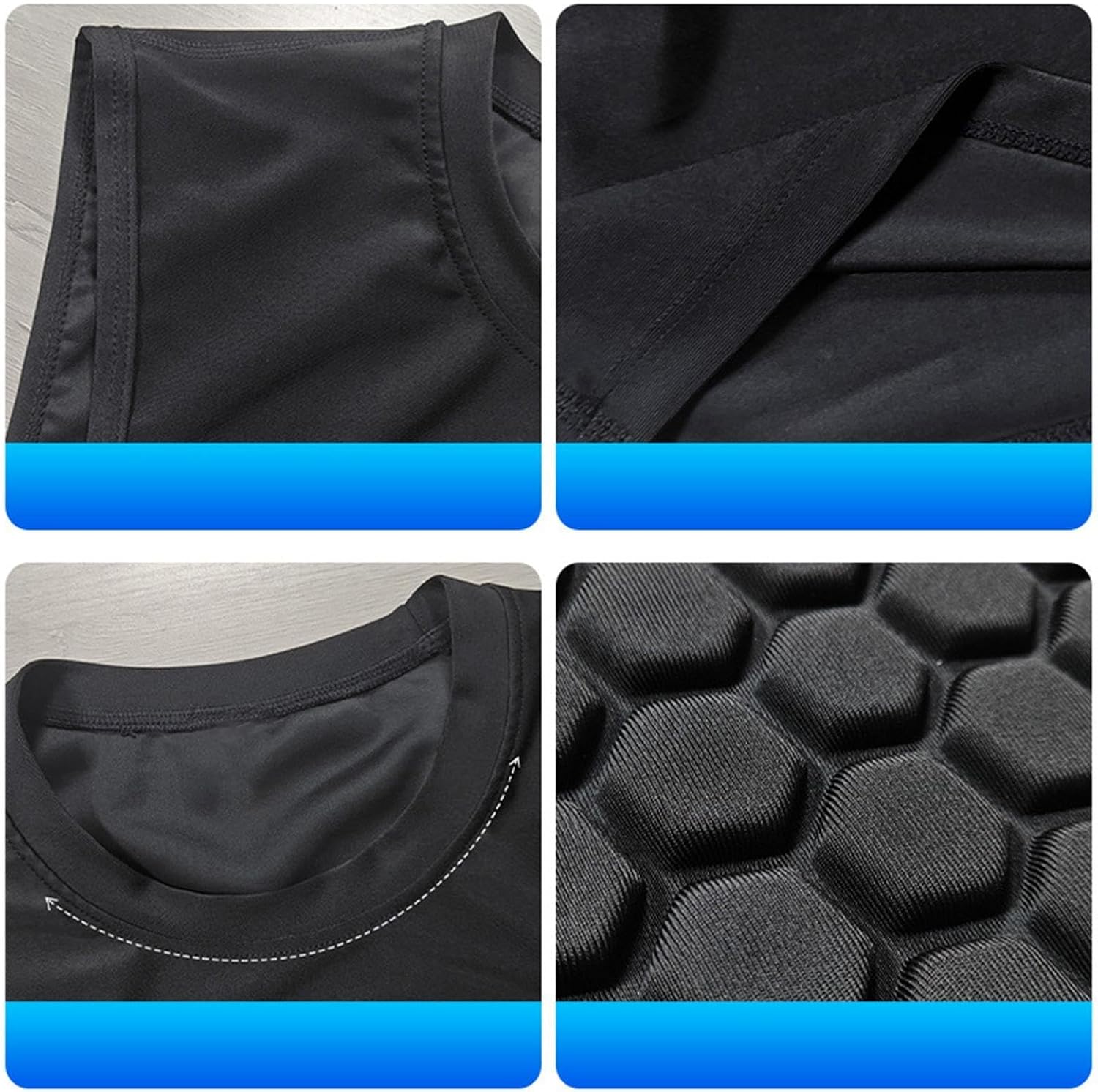 Baseball Chest Protector Youth Elastic Honeycomb Comfortable Cooling | Protective Vest Chest Guard Softball for Players Athletes Football Basketball Competition