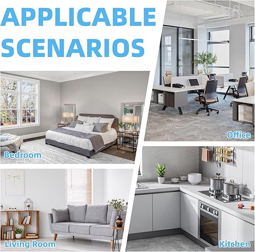 Miniatura 7 de Ventilador de torre portátil eléctrico oscilante, silencioso con control remoto, ventilador de piso sin aspas, 3 modos de velocidad del viento,