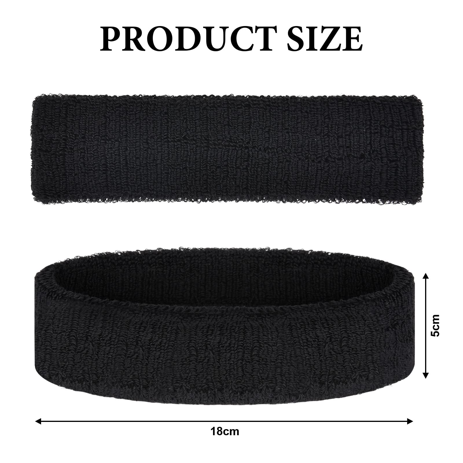 Flintronic Polsino Sportivo, Set Manicotti Elasticizzati Proteggi Dita, Supporto di Dita, Sport Sweatband Polsino Uomo Donna, Morbido Addensato per Basket Palestra fitness Ginnastica Tennis