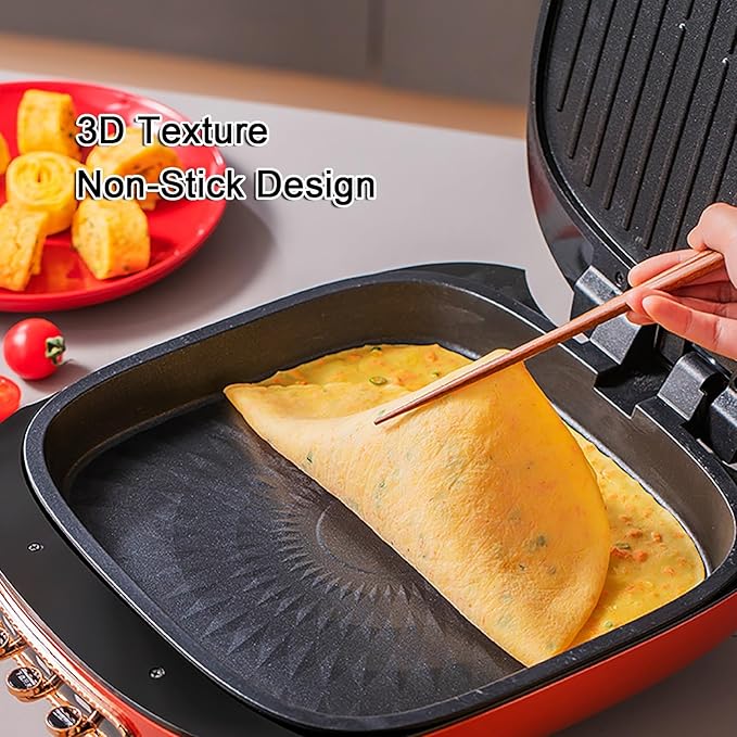 Sartén Eléctrico Familiar Antiadherente 1400W 220V miniatura 6