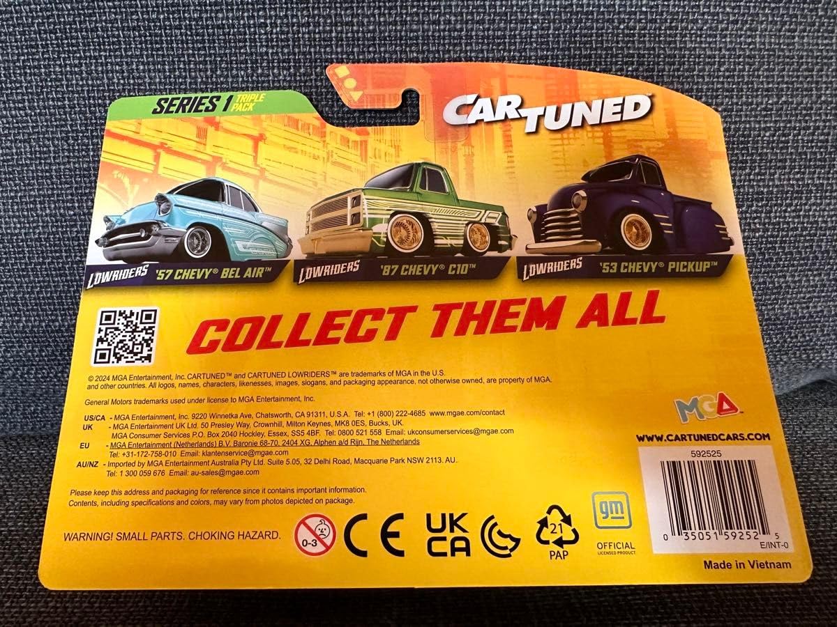 CarTuned「Lowriders」シリーズ1シボレートリプルパックセット CarTuned「Lowriders」シリーズ1シボレートリプルパックセット