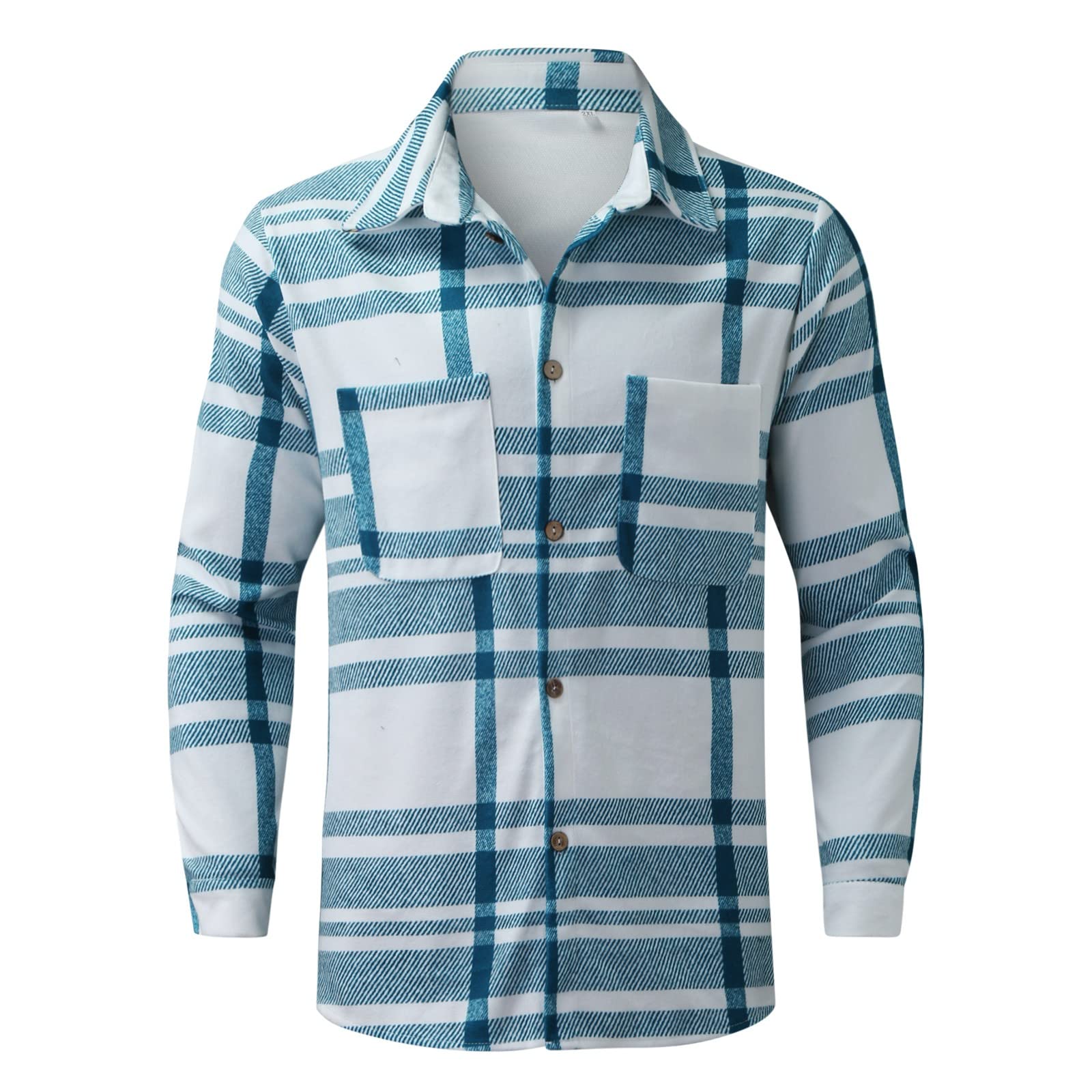 Camisa de franela de manga larga para hombre, corte ajustado, camisa a cuadros Oktoberfest a cuadros con botones para hombre, camisa tradicional de algodón, camisas informales para hombre, camisa de