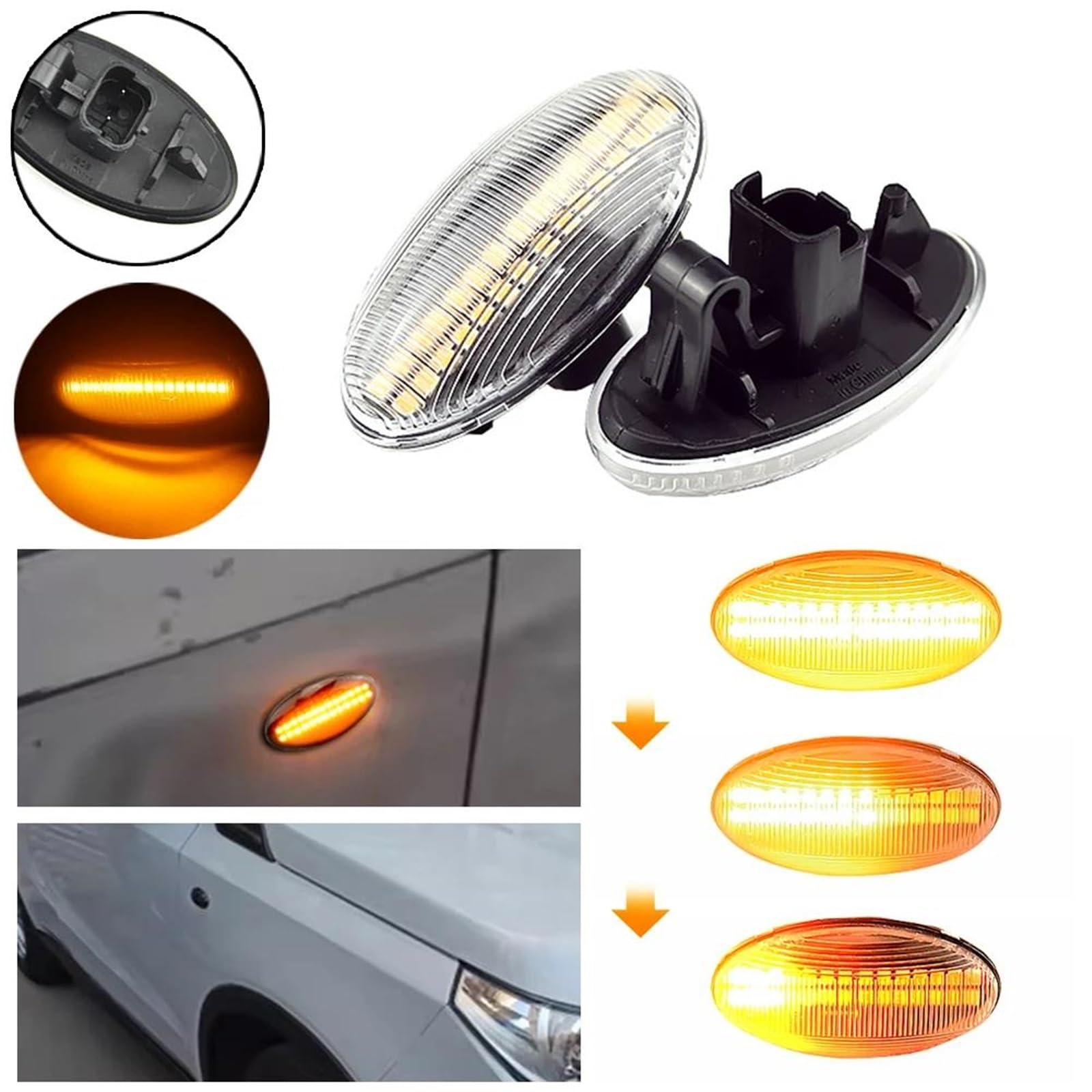 Per Citroen C3 Per Berlingo Per Xsara C1 C4 freccia auto Indicatori