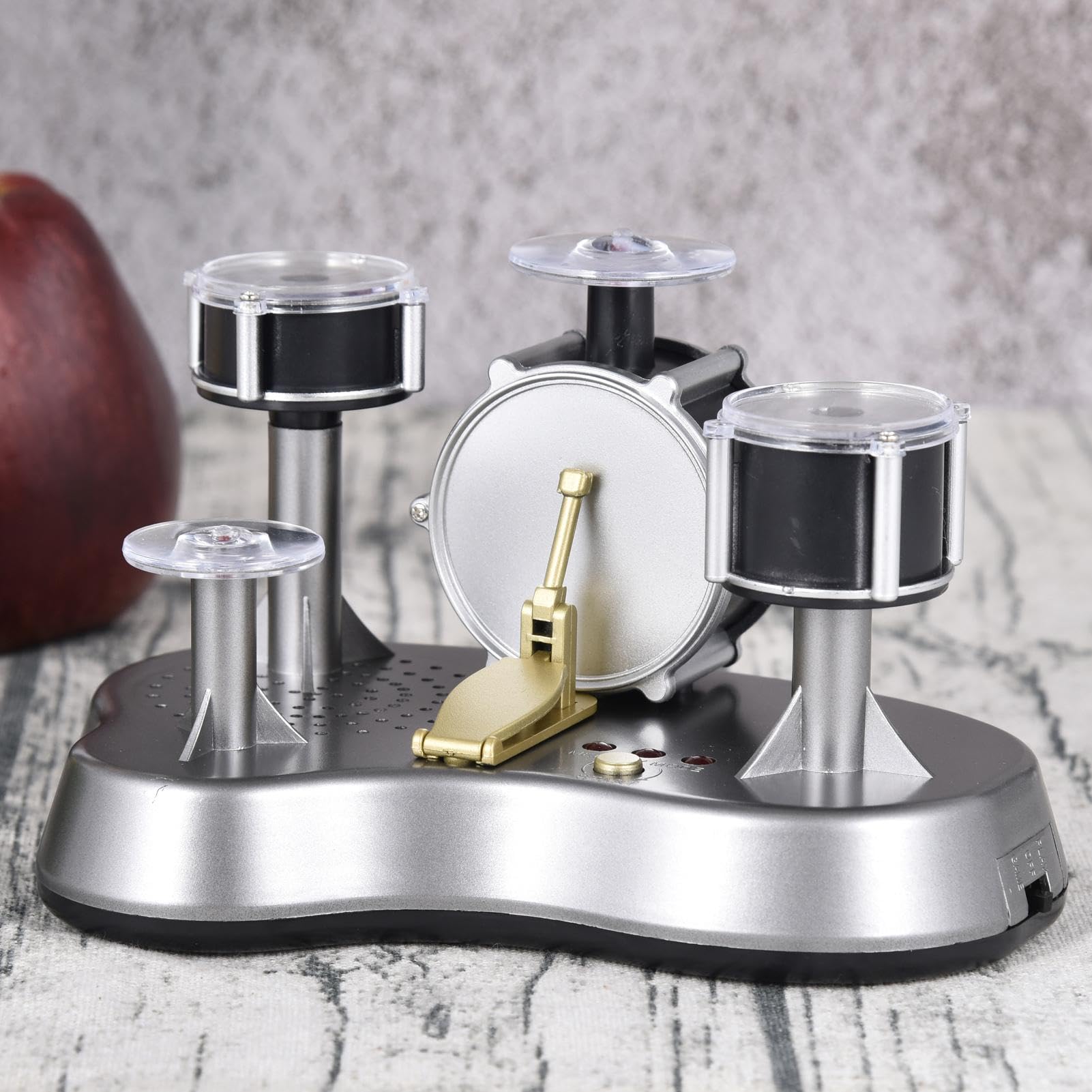 Finger Touch Drum - Miniatur -Trommelseck -Set Ist Unglaublich. Nur Indem Sie Es Treffen, Können Sie Die Geräusche Einer Vielzahl Von Instrumenten Wie Höhenfummeln, Snare -Schlagzeug, Bassdrums Und Be