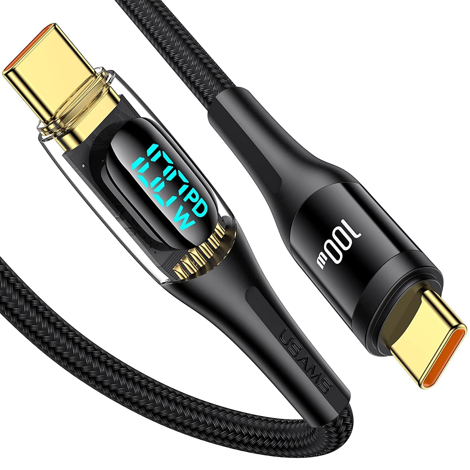 INICIO 100W PD USB-C Cable 2m with Fast Charging Voltage LED Display For MacBook Pro/Air iPhone 15 16 Pro iPad XPS Galaxy S24 S23 Ultra Pixel 9 8 7 & More Type C Devices (B098XLDMRS) Amazon Price History, Amazon Price Tracker