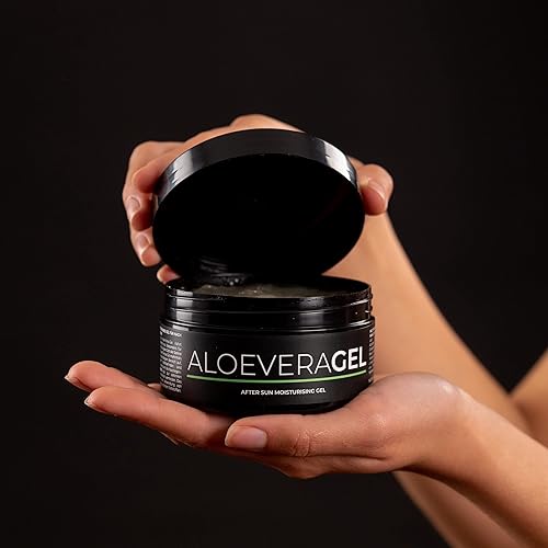 Miniatura 5 de BYROKKO Gel de aloe vera (7.3 fl oz), gel refrescante para después del bronceado de absorción rápida, hidrata y regenera profundamente la piel,