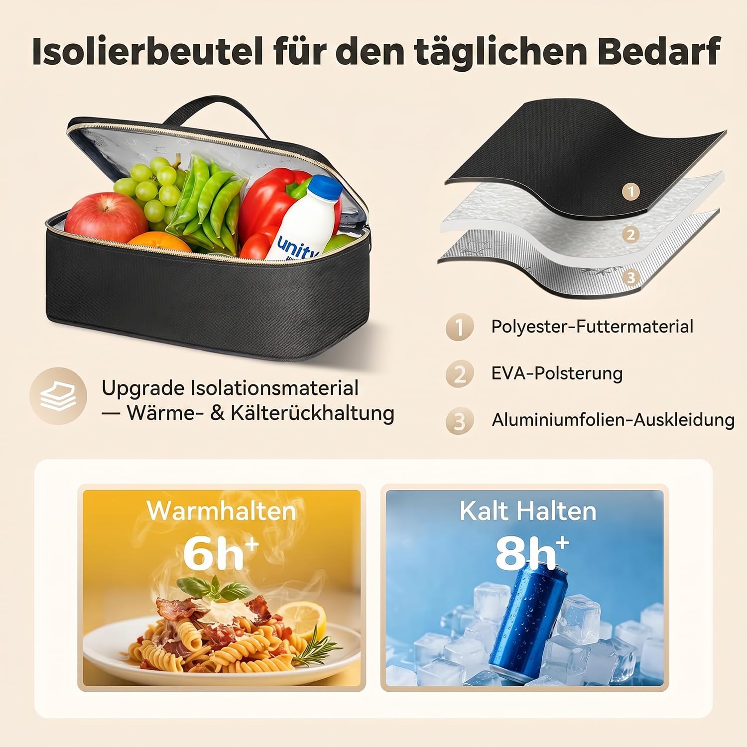 Ytonet Lehrertasche Damen, Rucksack mit Rollen, Arbeitstasche Damen | Mit Isolierter Lunchtasche, 15,6 Zoll Laptoptasche mit Rollen, Lehrertasche Damen Große mit Rollen für Arbeit Büro, Farbblock