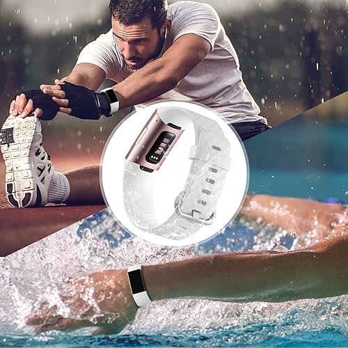 Vista 94 de Wepro Paquete de 3 bandas compatibles con Fitbit Charge 4 bandas para mujeres y hombres, bandas deportivas compatibles con Fitbit Charge 3, Verde