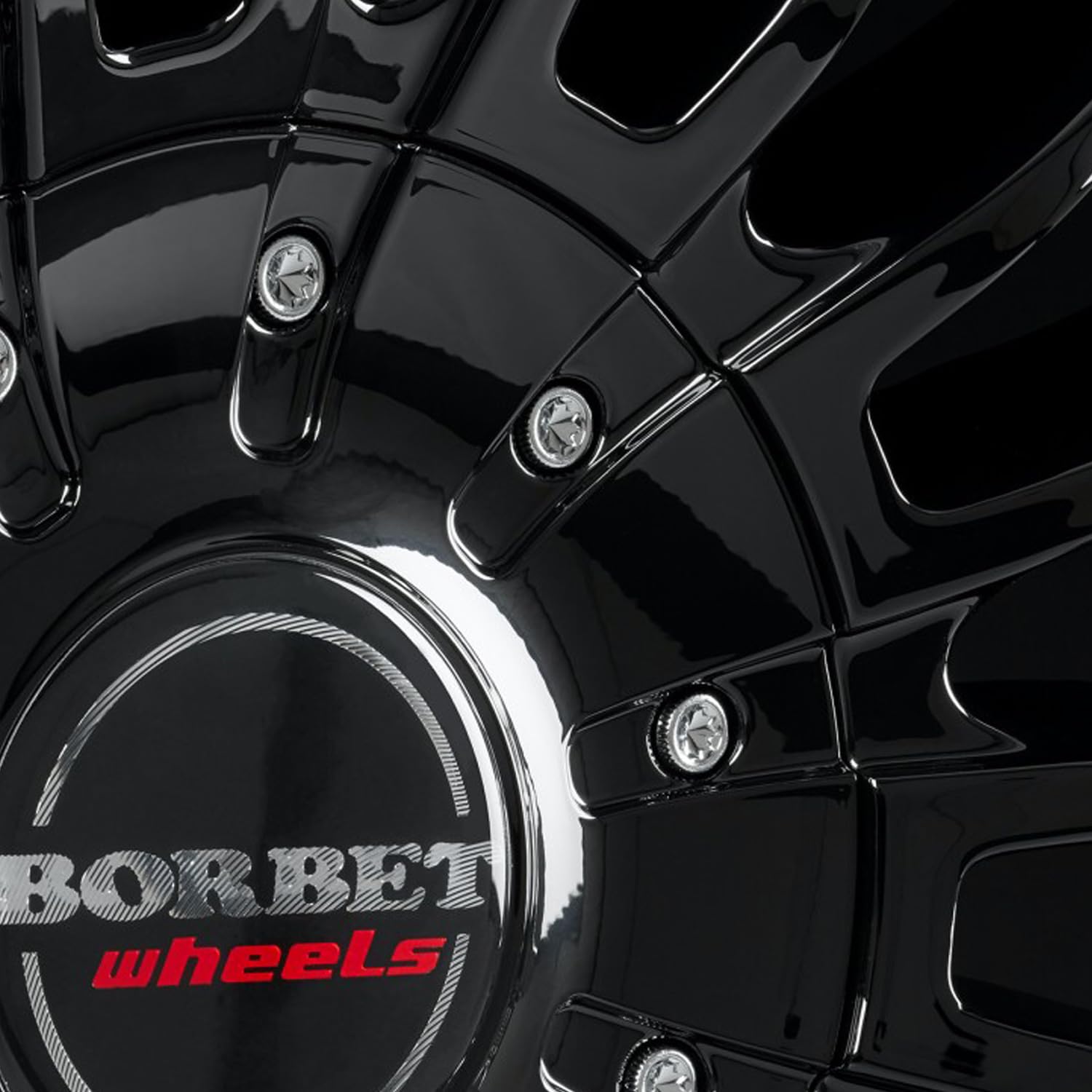 4x Borbet Felgen CW3 8.5x19 ET35 5x120 black glossy kompatibel mit Chevrolet Camaro