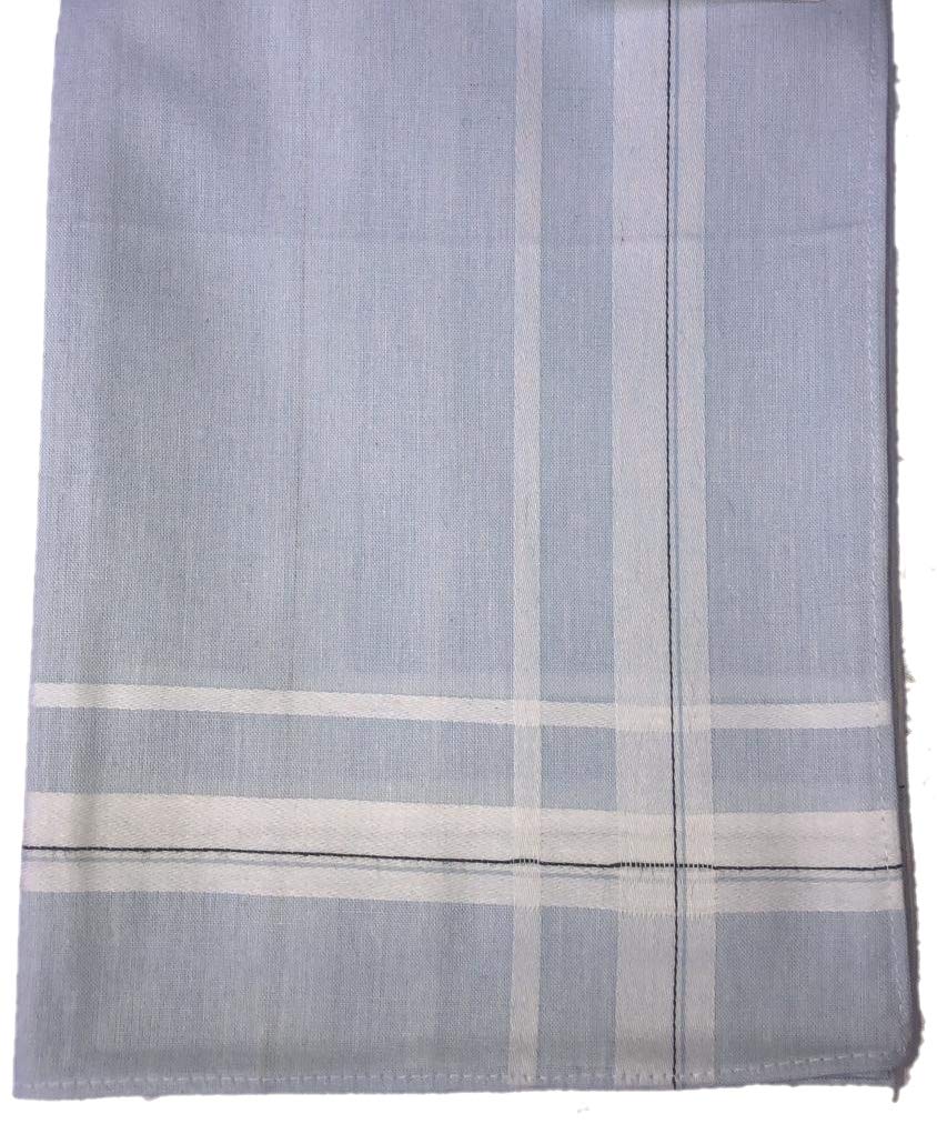 Zani Luigi Fazzoletti Uomo, Colore Pastello Chiari, Eleganti, 45X45Cm, 5 per Pacco,Cuciti con Filo di Puro Cotone 100%, Resistenti ai Lavaggi
