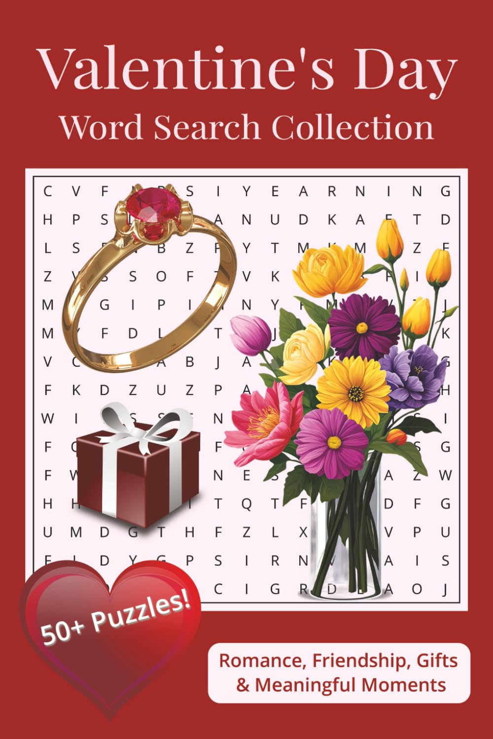 Valentine's Day Word Search Collection: Romance, Friendship, Gifts, and Meaningful Moments