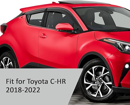 Miniatura 4 de Voron Glass Protectores de lluvia con cinta adhesiva para Kia Soul 2014-2019, deflectores de ventana, viseras de ventana de ventilación, 4 piezas -