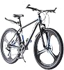 TRIOBLADE 24''26''27.5'' Mountain Bike 3 Spoke Wheels Mountain Bicycle 21 Speeds Disc Brake Bike Lightweight Frame Bicycle for Adult Men Women Sport Cycling Bike