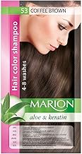 Marion Hair Dye Shampoo Bag Semi-Permanent Colour 4 to 8 Washes with Aloe and Keratin