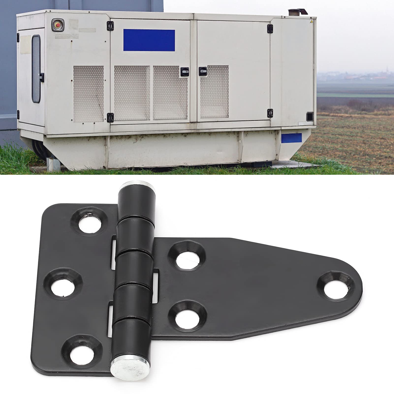 T Hinge,Shed Door Hinge T Shape Shed Door Hinges Thickened Stainless Steel Gate Shelter Hinge Metal Tee Hinges Heavy Duty Ship Accessory for Cabinet Barn Doors Fence Garden Storage Rooms - Image 3