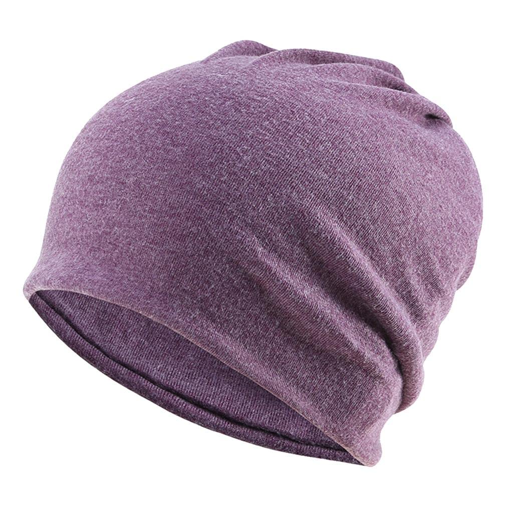 Enakshi® Soft Cotton Slouchy Baggy Beanie Chemo Hat Slouchy Cap Purple|Clothing, Shoes & Accessories | Womens Accessories | Hats-image-41