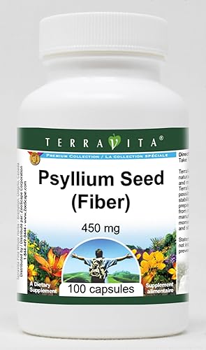 Semilla de psyllium (Fibra) - 450 mg (100 Cápsulas, ZIN 511401)
