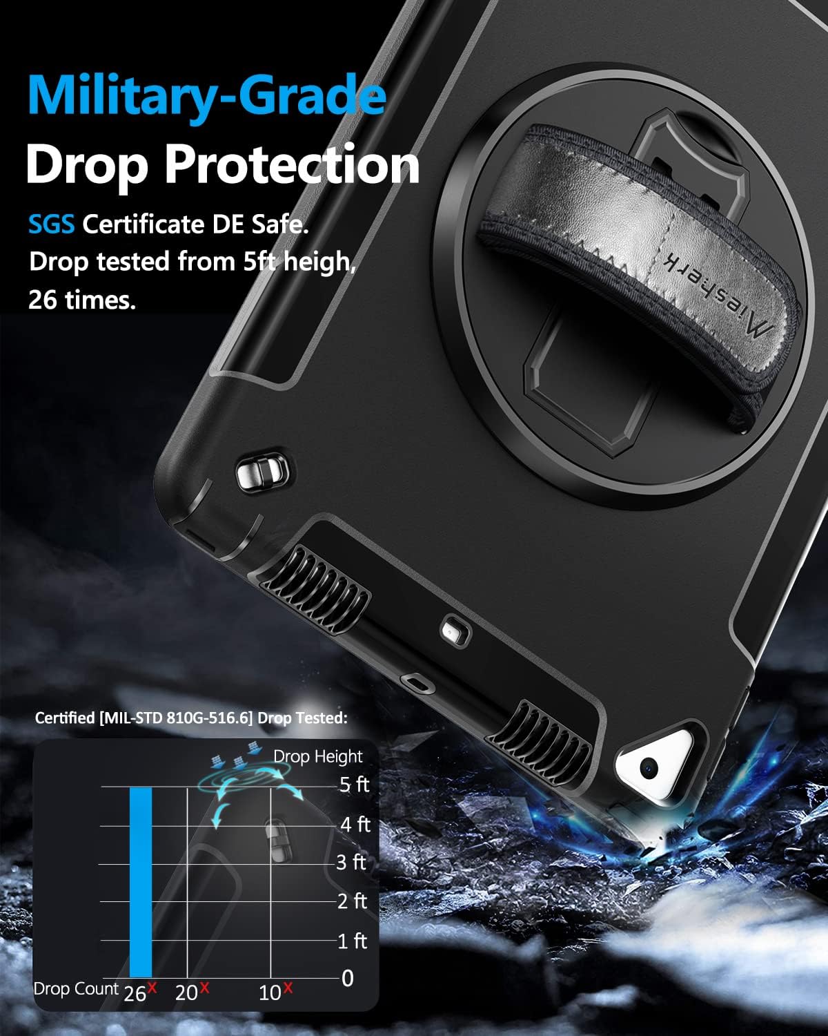 Blасk Frіdау Sаlе 2022 Miesherk Case for iPad 10.2 9th Generation 2021: Military Grade Heavy Duty Shockproof Cover for iPad 10.2 Inch 2021- Rotating Stand - Hand/Shoulder Strap 80% оƒƒ Dіѕсоunt Miesherk Case for iPad 10.2 9th Generation 2021: Military Grade Heavy Duty Shockproof Cover for iPad 10.2 Inch 2021- Rotating Stand - Hand/Shoulder Strap