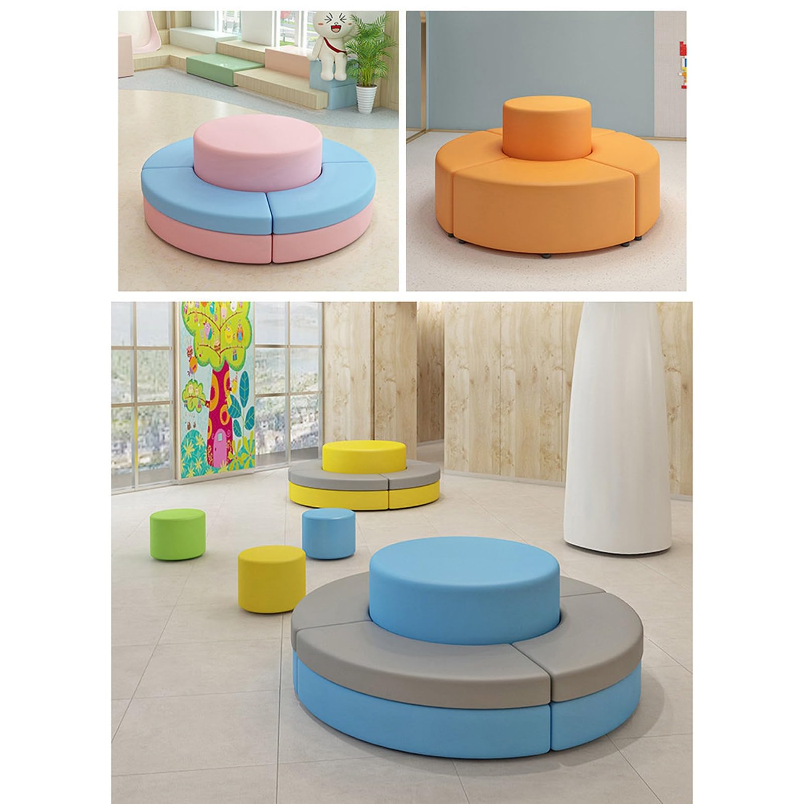 Juego de sofá de recepción con mesa de café, diseño moderno para sala de oficina y sala de espera