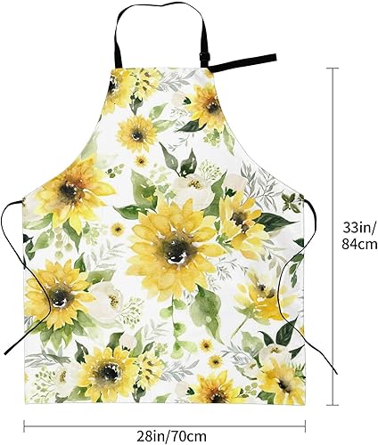 Miniatura 12 de Delantales personalizados, delantal impermeable personalizado con bolsillos para hombres y mujeres, babero de chef de cocina ajustable personalizado