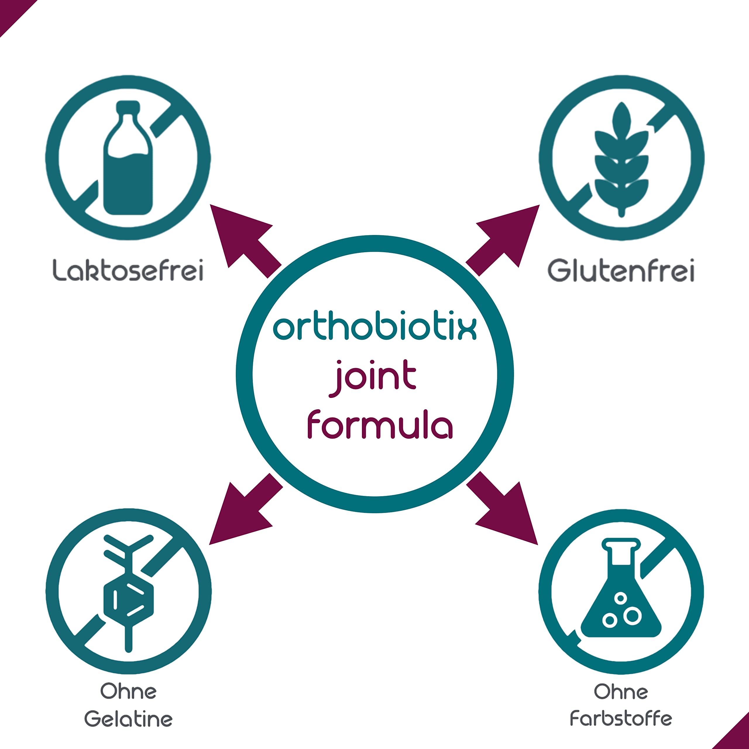 joint formula - mit Glucosamin, Chondroitin, MSM, Hyaluronsäure und 10 weiteren Nährstoffen - 90 Kapseln hochdosiert