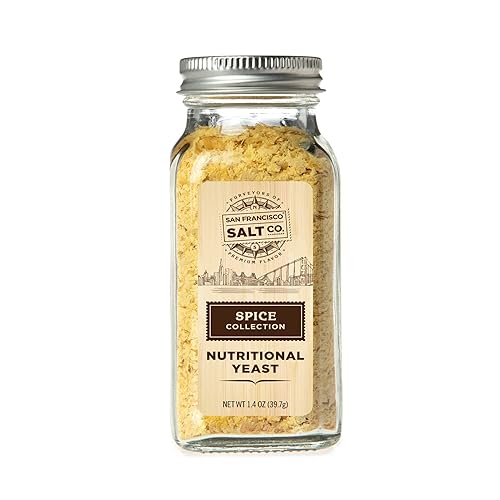Batidora de levadura nutricional de 14 onzas - Colección de especias de San Francisco Salt Company