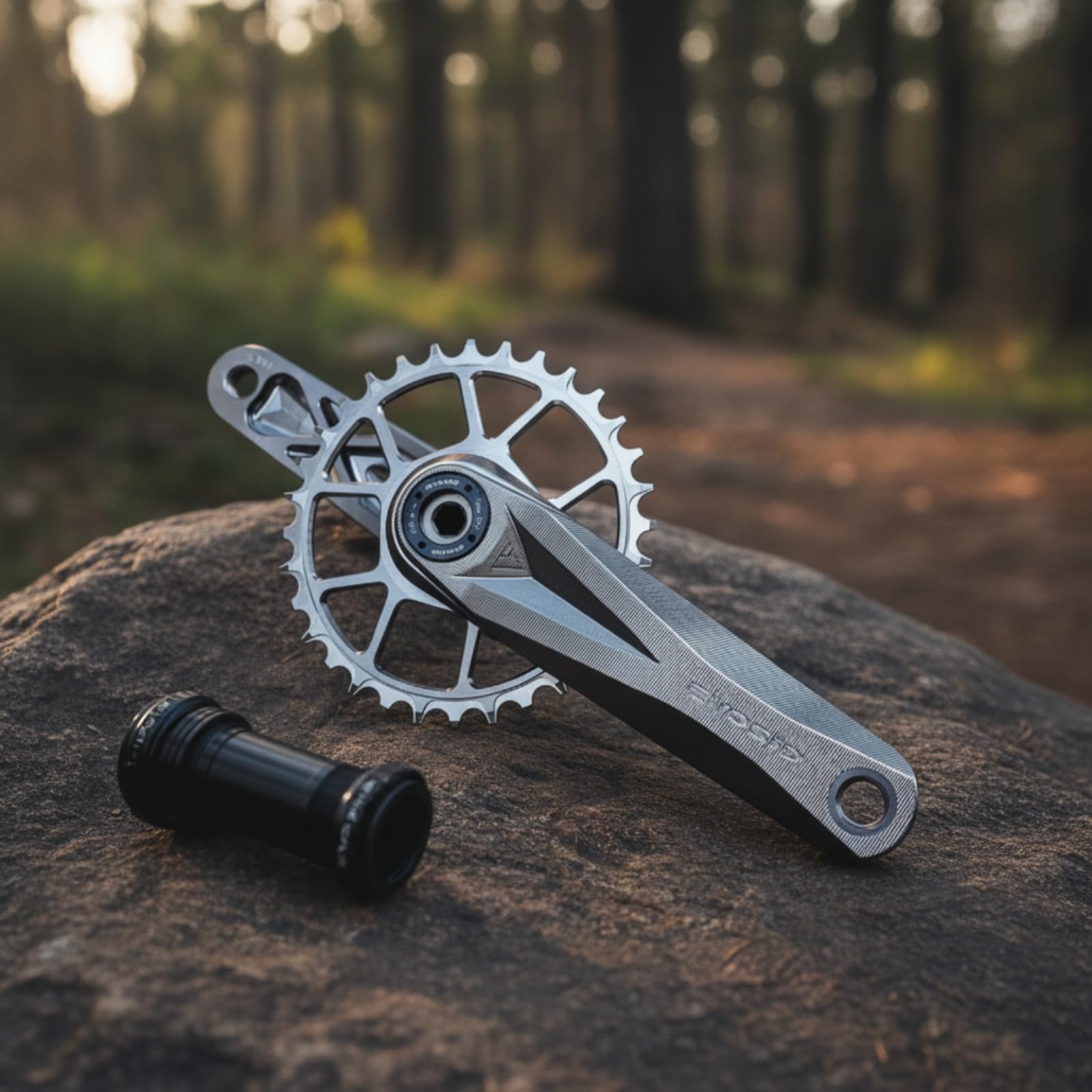 Juego s con Eje Ligero Pedalier Aluminio CNC s con Eje para Ciclismo Montaña