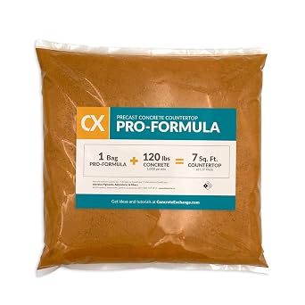 CX Pro-Formula Precast Concrete Countertop Mix | Amber