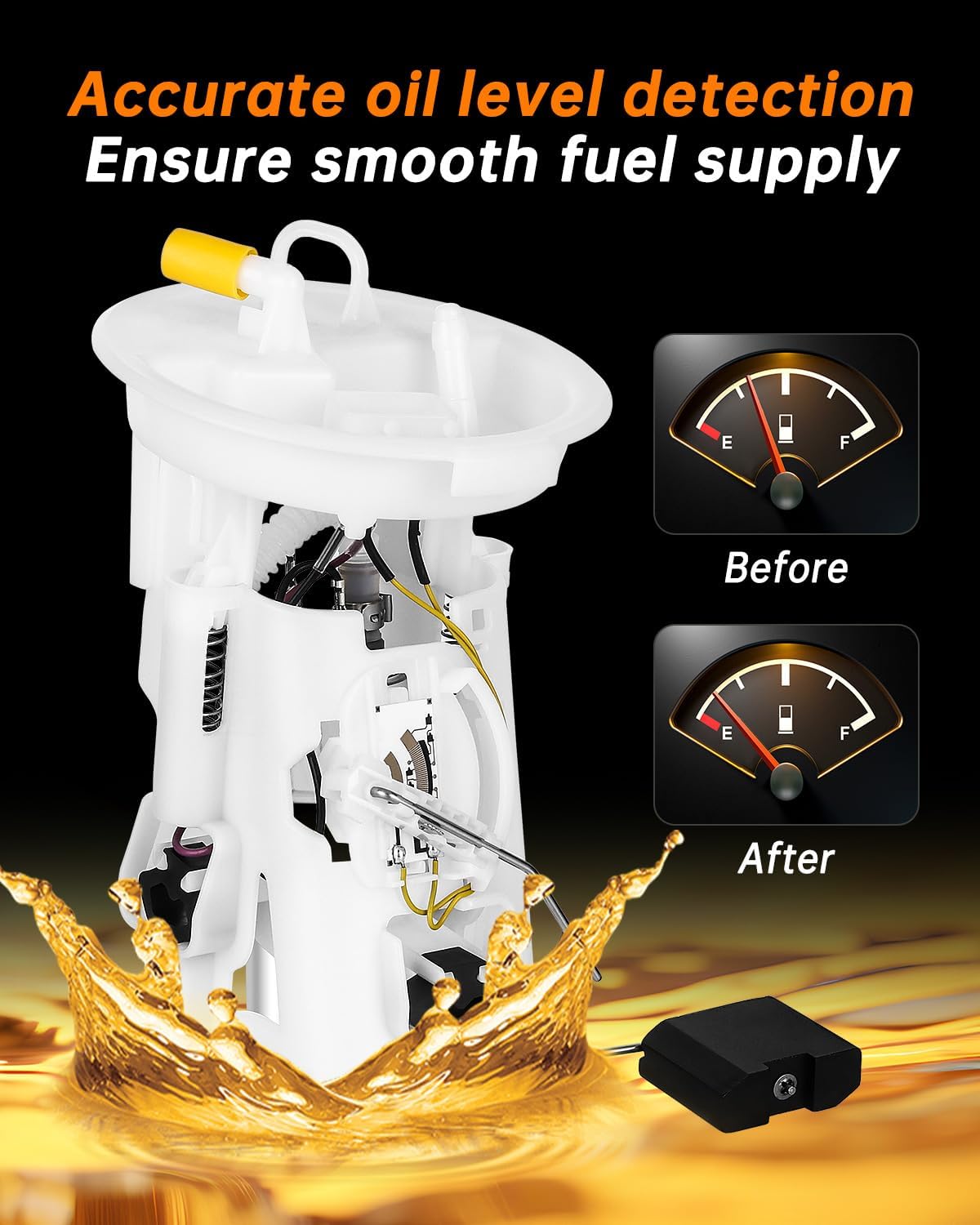 OKLPF Electric Fuel Pump Module Assembly E8416M Compatible With 2001 2002 2003 2004 2005 2006 BMW 325Ci 330Ci,2001-2005 325i 325xi 330i 330xi,1999-2000 323i 328i,2000 323Ci 328Ci,2.5L 2.8L 3.0L L6 - Image 5