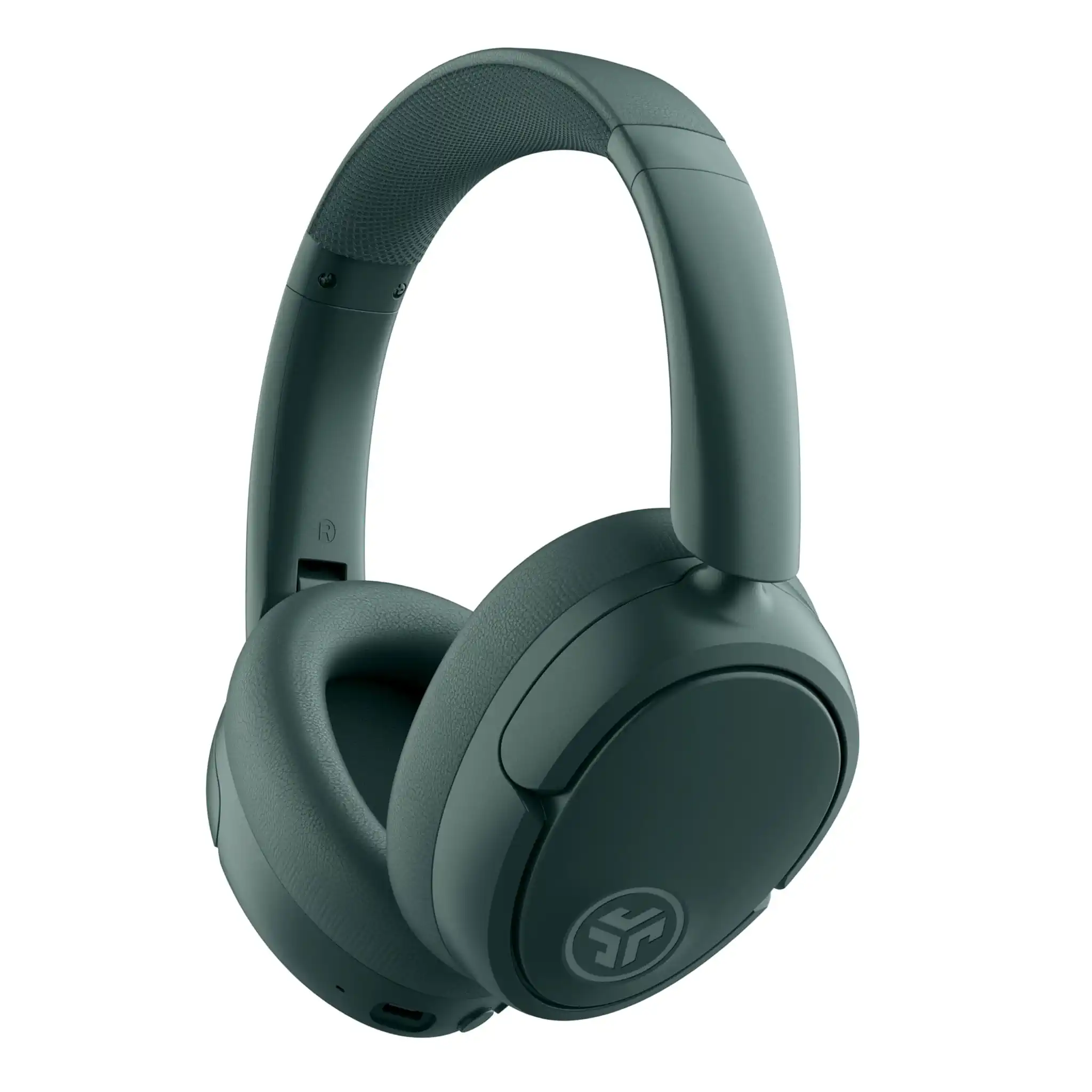 JLab JBuds LUX ANC Smart Noise Cancelling Over Ear Kopfhörer Bluetooth kabellos mit Mikrofon und aktiver Geräuschunterdrückung, 70+ Std. Spielzeit, Faltbare Bluetooth Kopfhörer, Salbei