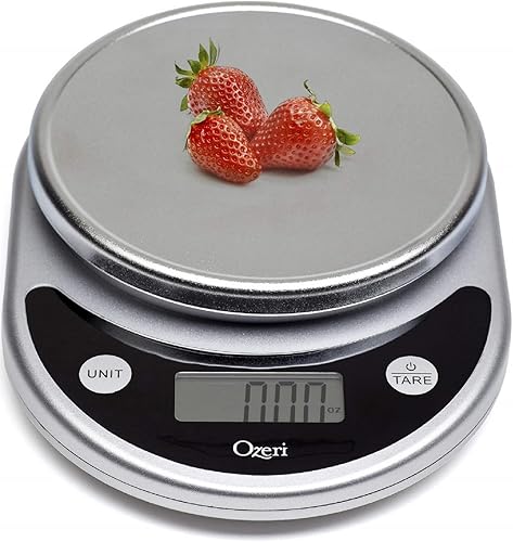 Miniatura 6 de Ozeri ZK14-S Pronto Balanza de cocina y alimentos digital multifunción color negro 825 Completamente negro, Mármol negro, Ocre oscuro, verde