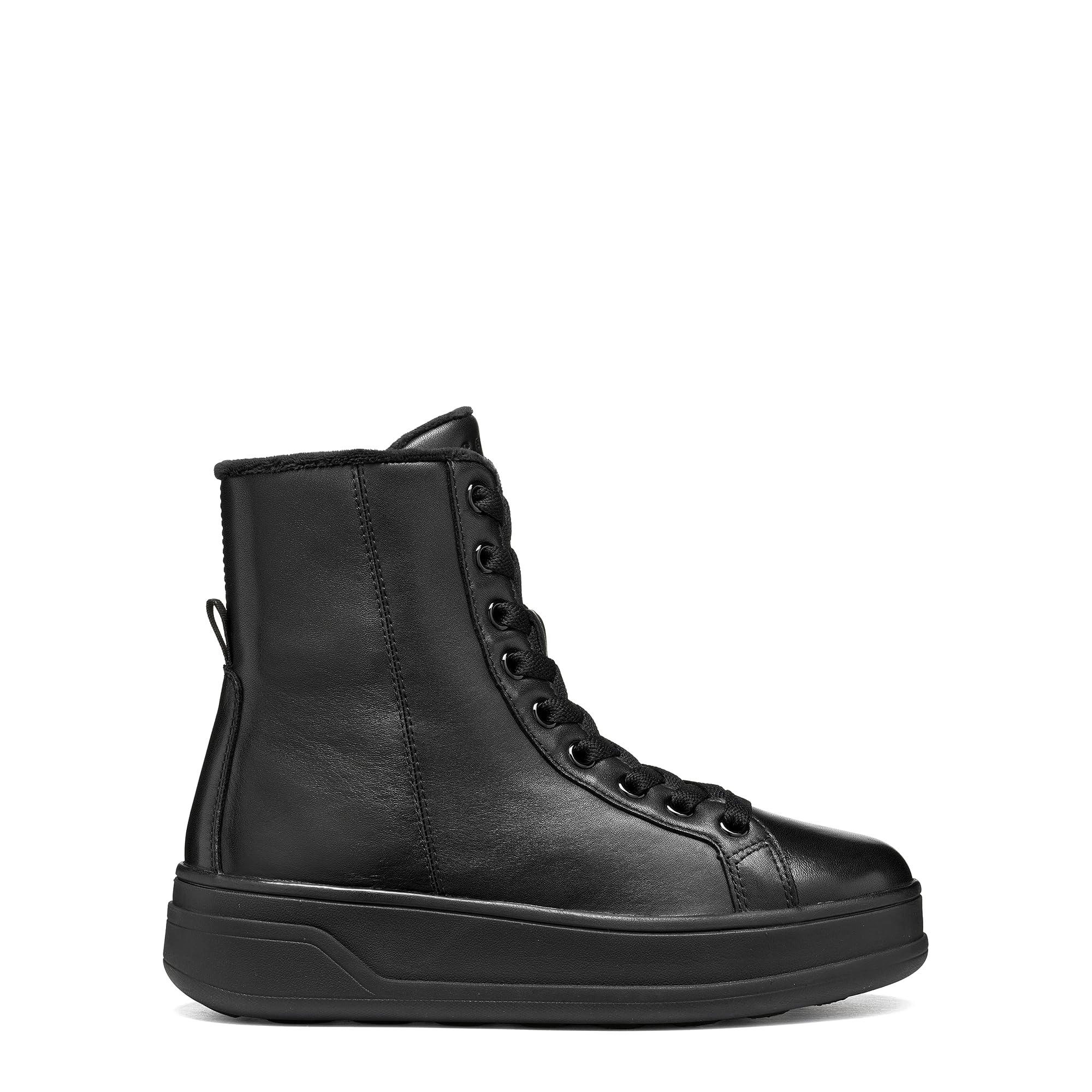 Geox Damen - Boots SPHERICA in schwarz Glattleder