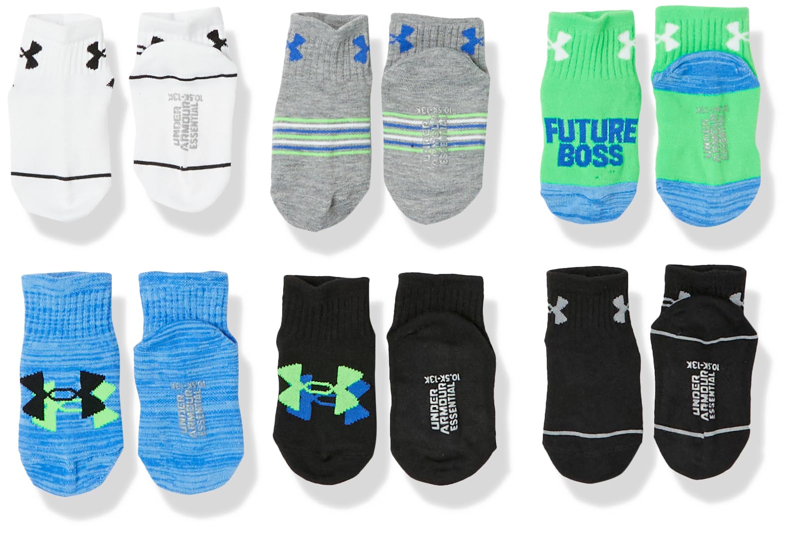 Under Armour Viertelsocken für Babys, Jungen, Multipack, Viertelsocken