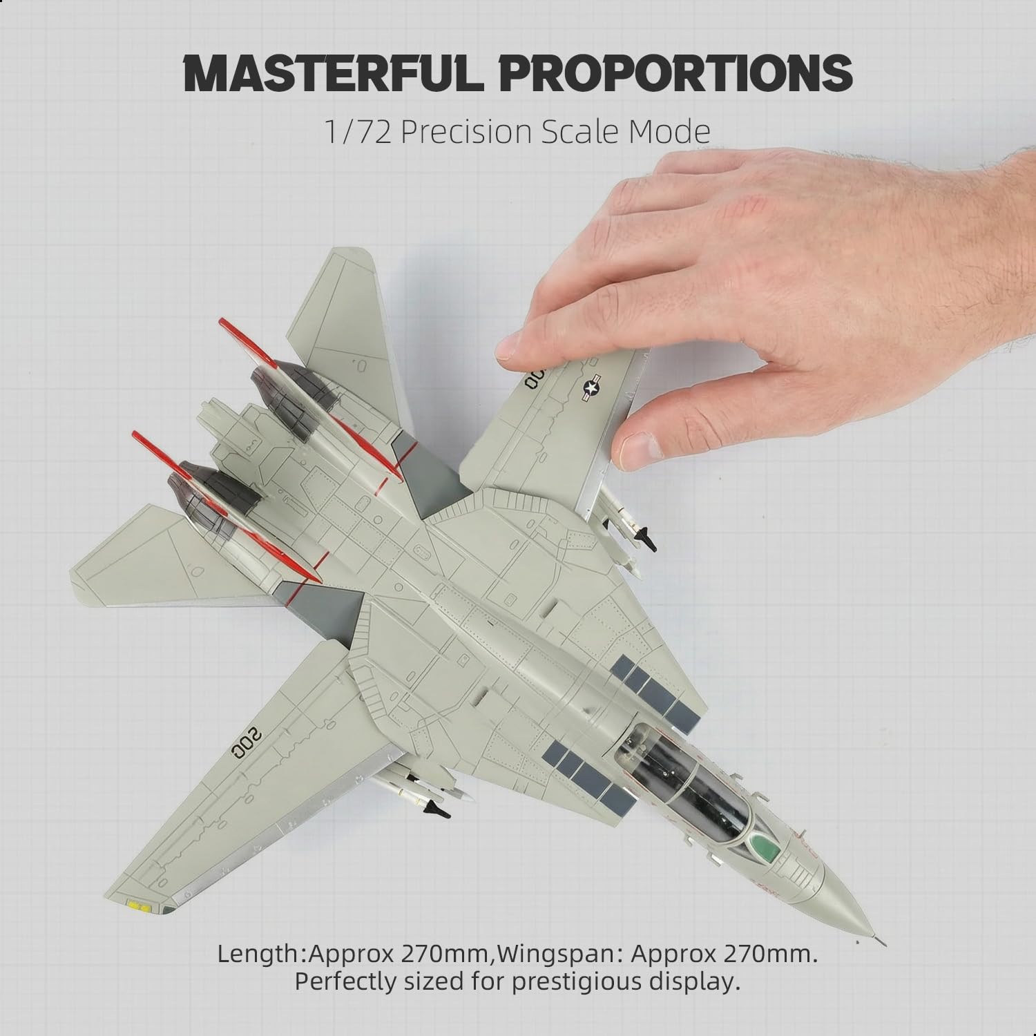 m*3様 F-14　スケール1/72　ダイキャスト Amazon.co.jp: NUOTIE F-14 トムキャット 1/72 合金モデル VF-111 サン