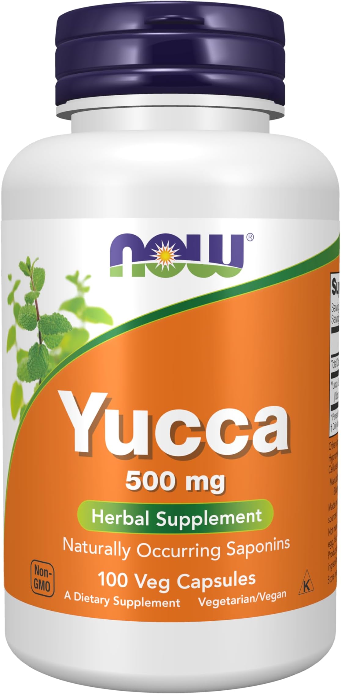 NOW Foods Yucca - 500mg, 100 Capsules