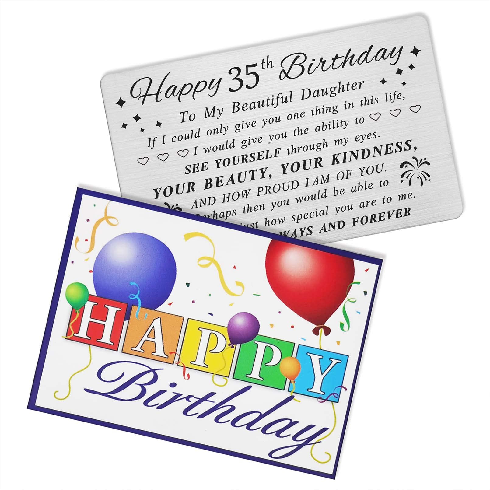 Biglietto Di Auguri 35° Compleanno Per Donne - Divertente, Con Spazio Per Messaggio, Idea Regalo Unica