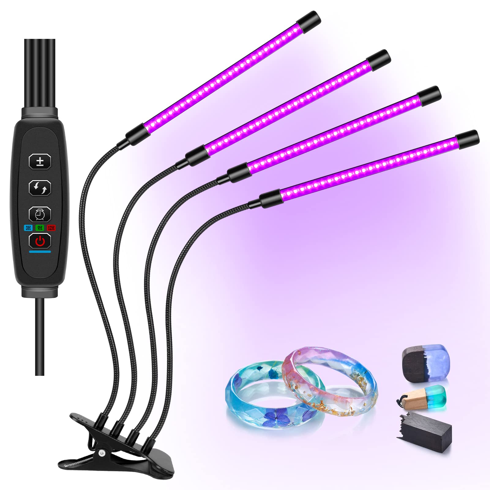 Lumière Noire LED UV De 10 Mètres Avec Télécommande, 600 Perles, 12 V / 3 A, Lampe Noire