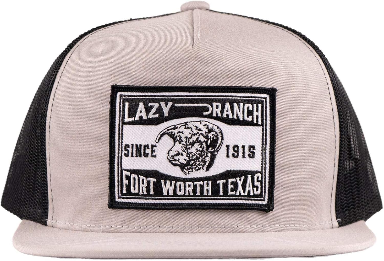 Lazy J Ranch Fort Worth Classic Five Panel Trucker Hat - Adjustable Unisex Country Hats, Vintage Trucker Hat