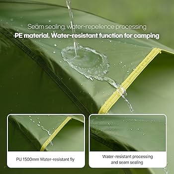 Amazon.co.jp: IDOOGEN キャンプ用バックパッキングテント 軽量